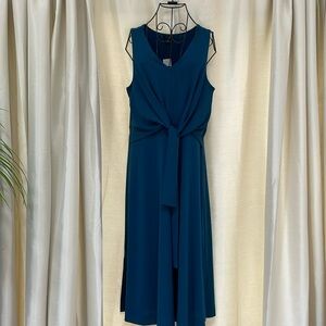 Ann Taylor Midi Dress with Front Tie